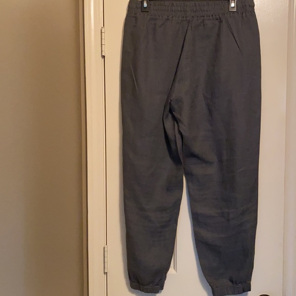 Company Ellen Tracy Med Gray linen pant - Picture 2 of 4